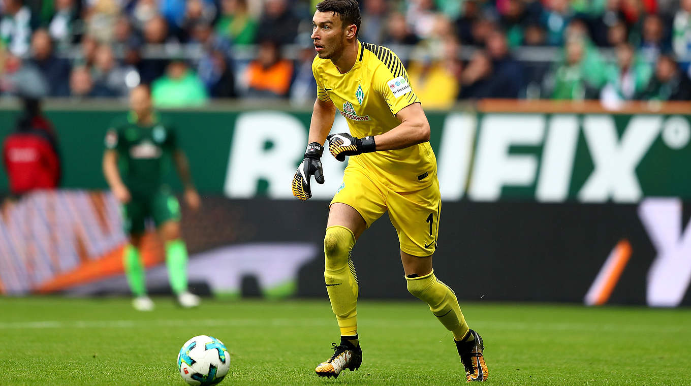 Werder Keeper Jiri Pavlenka vor seinem ersten Nordderby: "Es wird ein heißes Spiel" © 2017 Getty Images