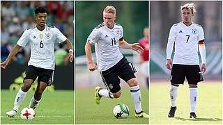 A return for Heinrichs (left) whilst Ochs (middle) and Passlack (right) are both debutants in the U21s © 