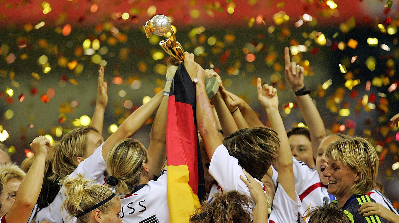 Heute vor zehn Jahren: die DFB-Frauen triumphieren in China © 2007 Getty Images