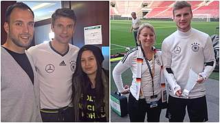 Meet & Greet mit einem Nationalspieler: der Fan-Club macht es möglich © Collage DFB