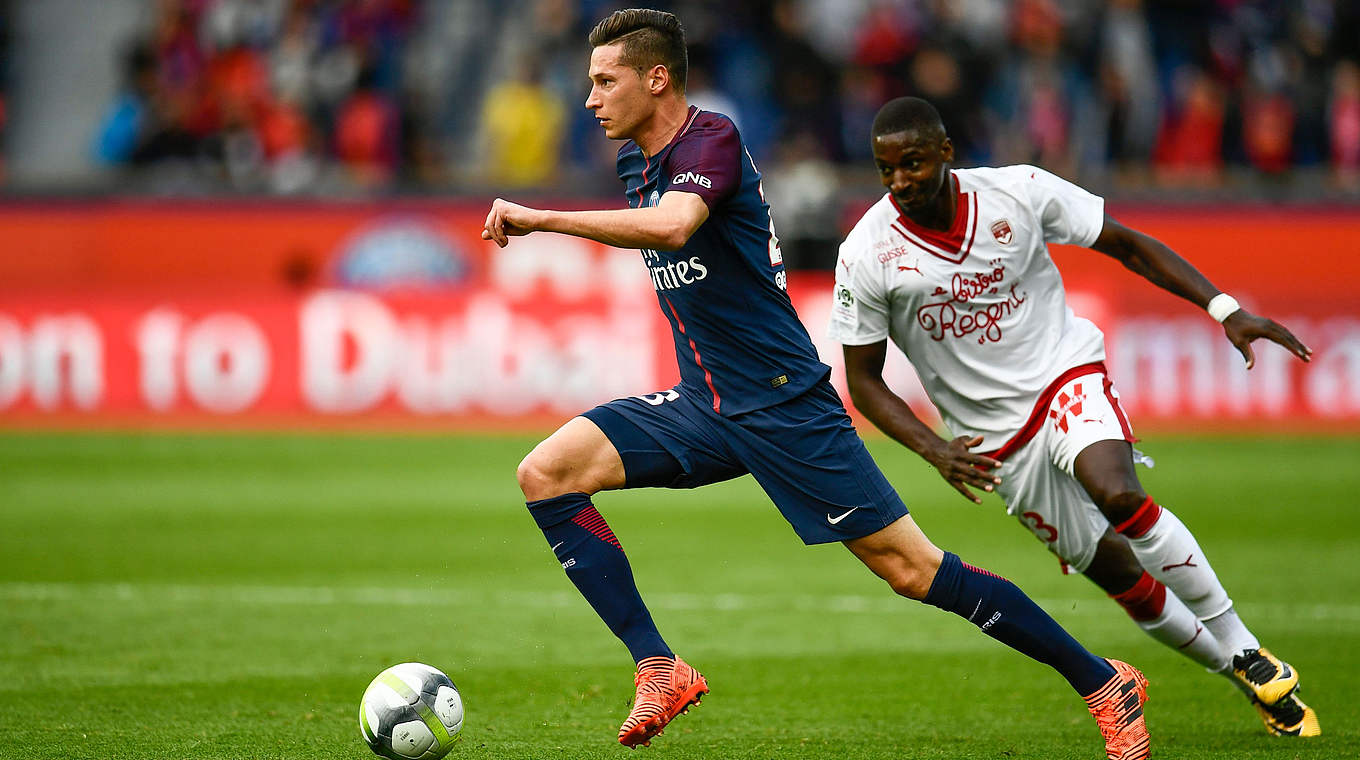 Präsentiert sich in starker Form: Julian Draxler (l.) beim 6:2 von PSG gegen Bordeaux © Getty Images