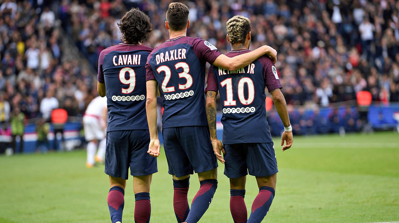 Traumtrio des Tages: Cavani, Draxler und Neymar netzen zusammen viermal ein © Getty Images