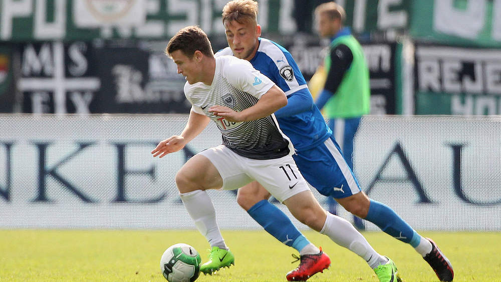 Spieler des 11. Spieltags: Tobias Rühle (v.) von Preußen Münster © 2017 Getty Images