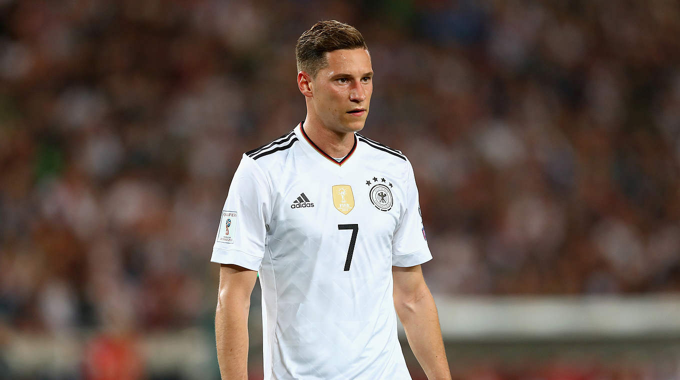 Von einem grippalen Infekt gestoppt: Weltmeister Julian Draxler © 2017 Getty Images