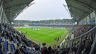 Im Pokal gegen den VfL Bochum wahrscheinlich ausverkauft: die Arena in Paderborn © 2017 Getty Images