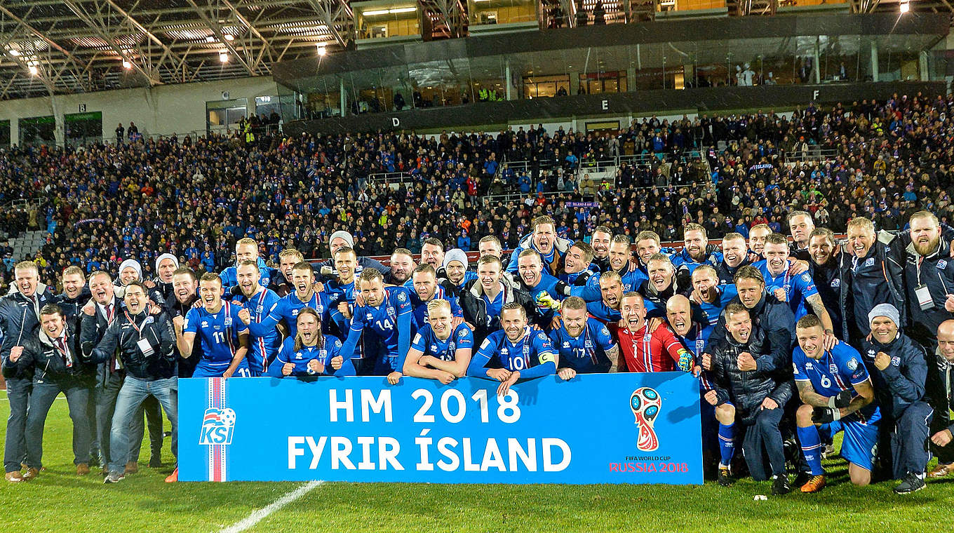 Nach der starken EM 2016 nun erstmals bei einer WM: Islands Nationalmannschaft © 2017 GettyImages