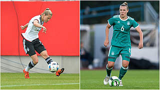 Fallen gegen Island und die Färöer aus: Verena Faißt (l.) und Kristin Demann © imago/Getty Images/Collage DFB