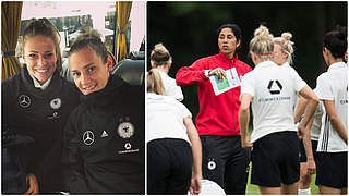 Autogramme, Selfies und Paule: Die DFB-Frauen präsentieren sich in Mainz-Kastel © DFB/Getty Images