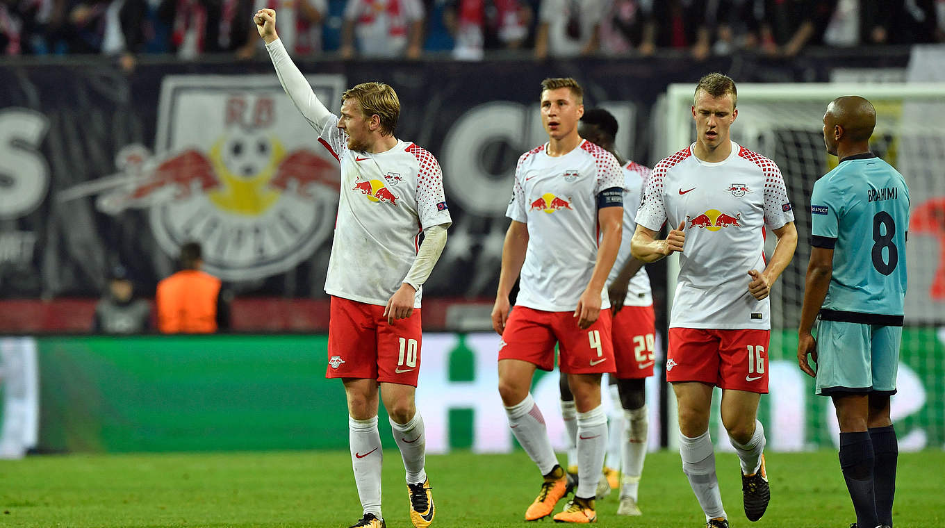 Leipzig secure their first ever Champions League victory © This content is subject to copyright.