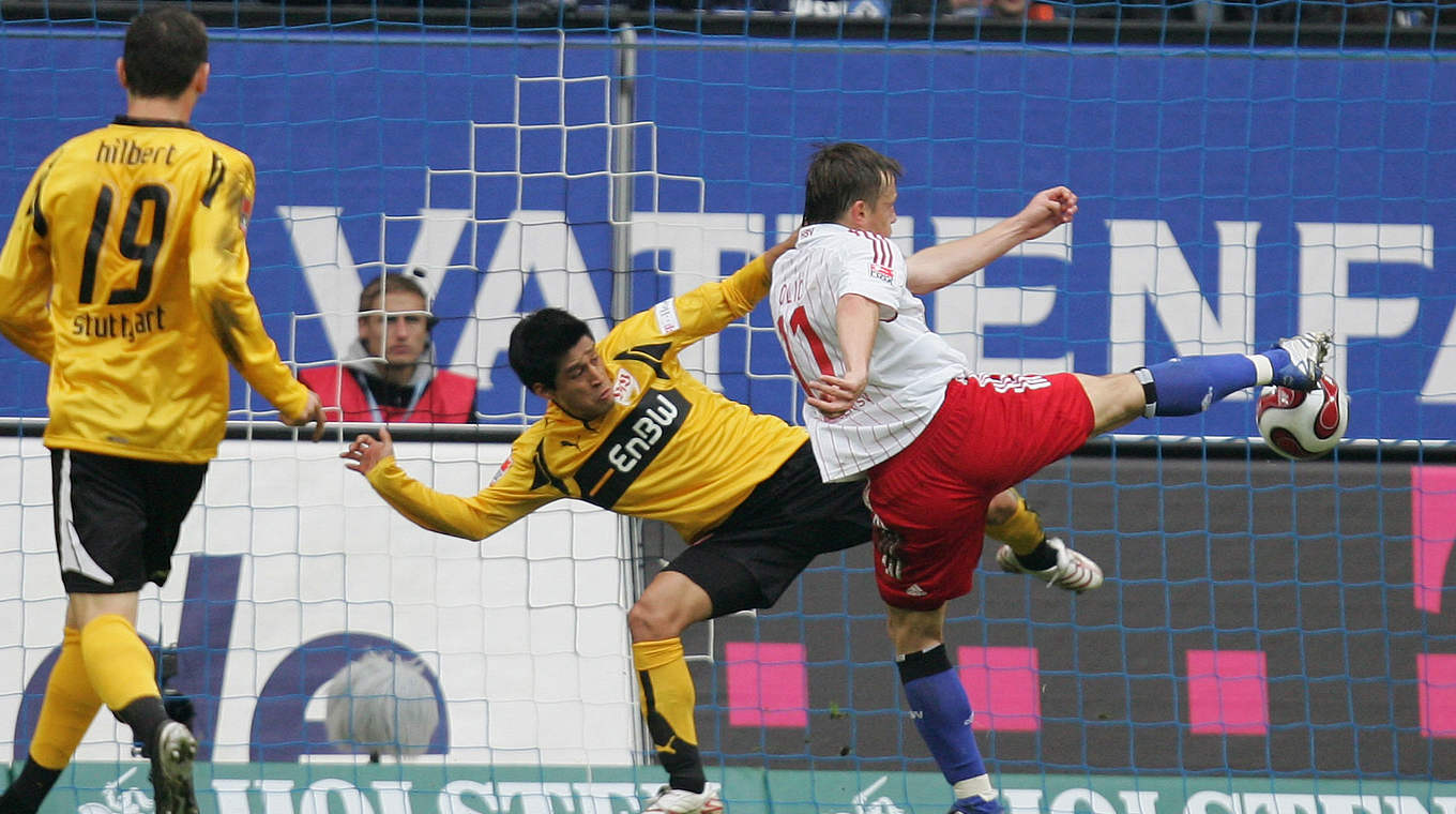 Erzielt beim 4:1 gegen Stuttgart den ersten Hattrick eines HSV-Spielers: Ivica Olic © 2007 Getty Images