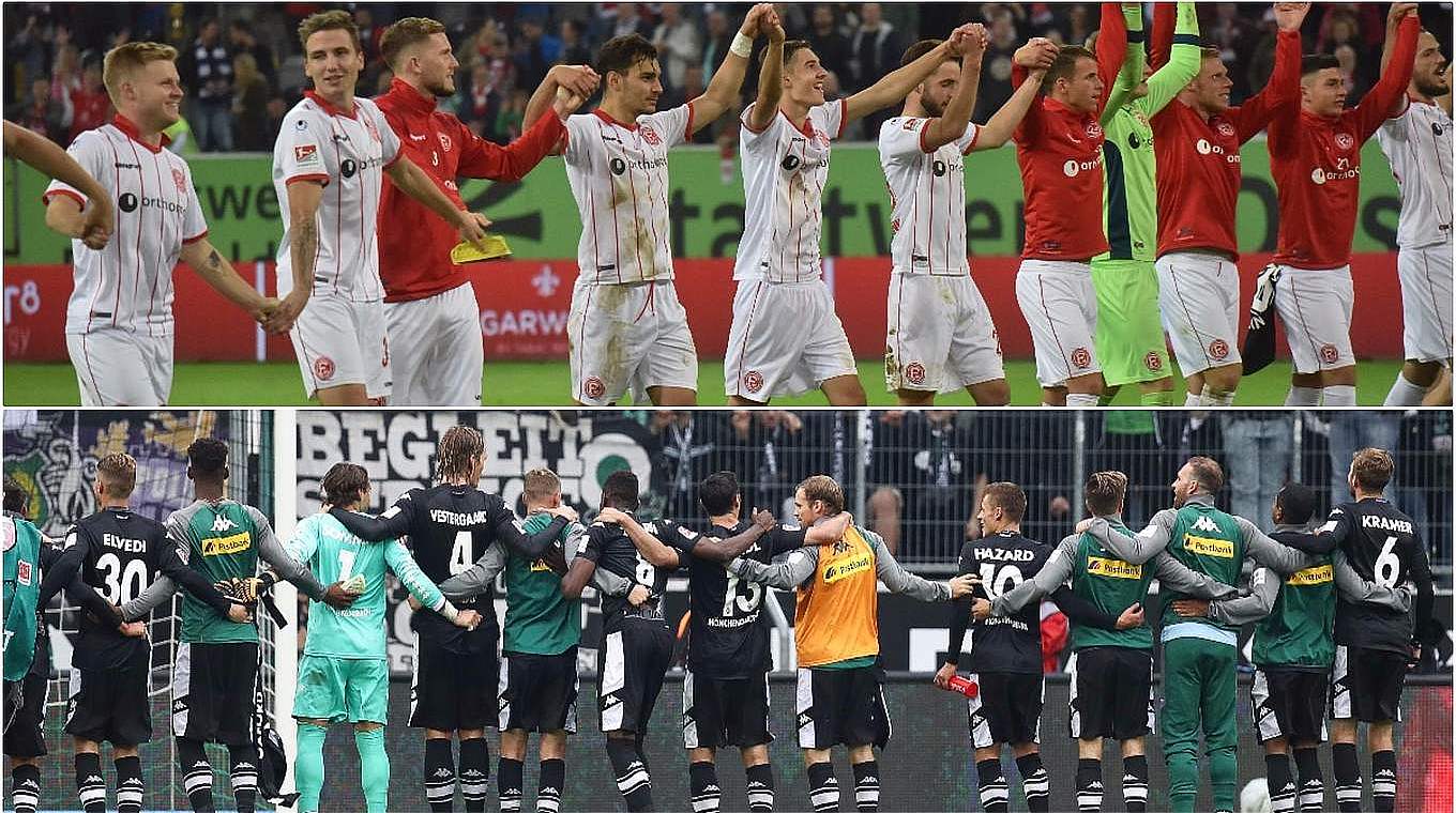 Who'll make it through, Düsseldorf or Gladbach?  © DFB Getty Images