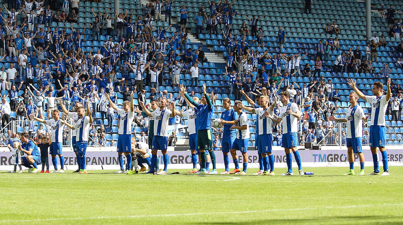 Zu Hause kaum zu schlagen: der 1. FC Magedeburg © 2017 Getty Images