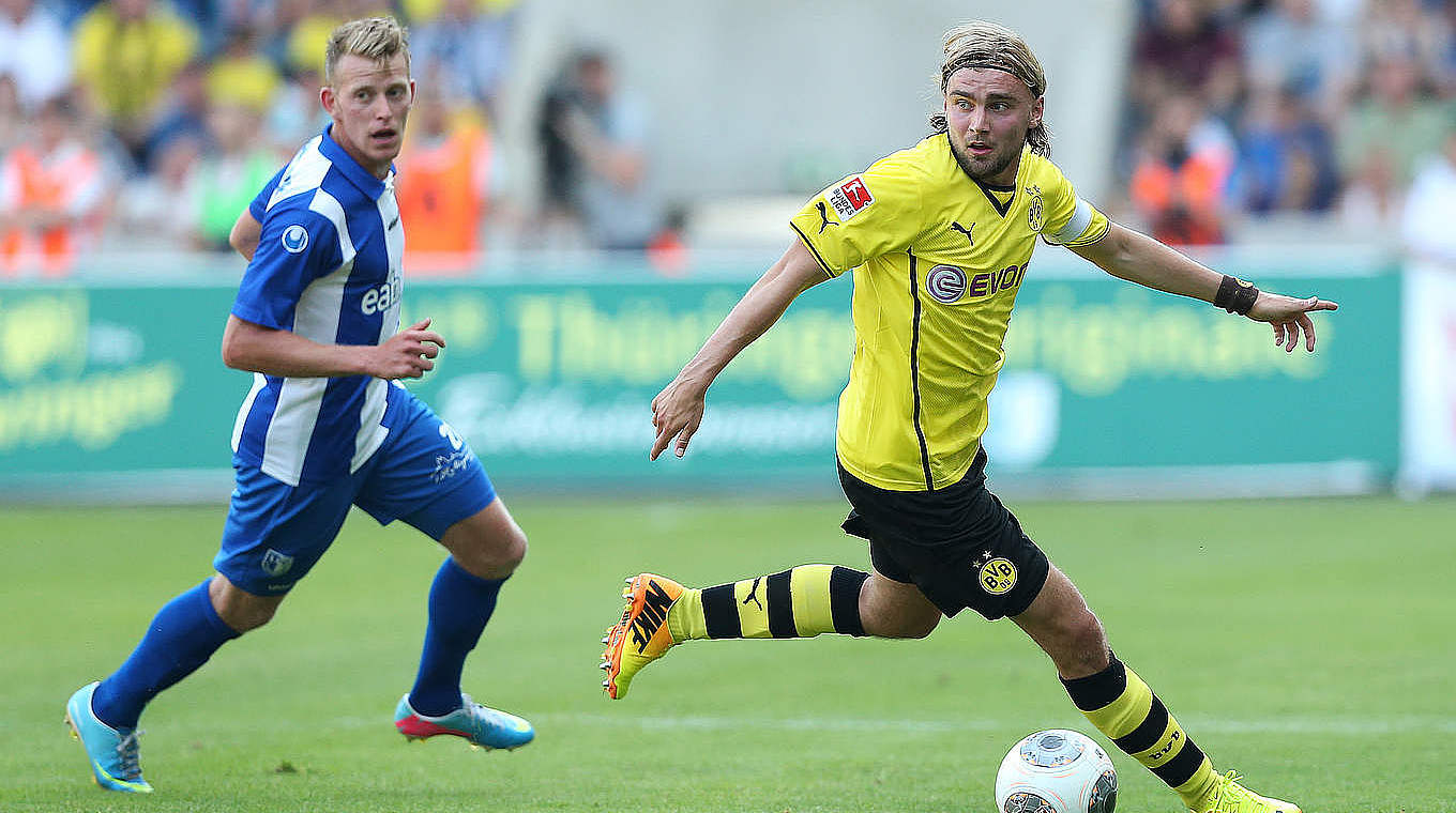 It's a return for BVB captain Marcel Schmelzer to the club he played for until he was 17 © 