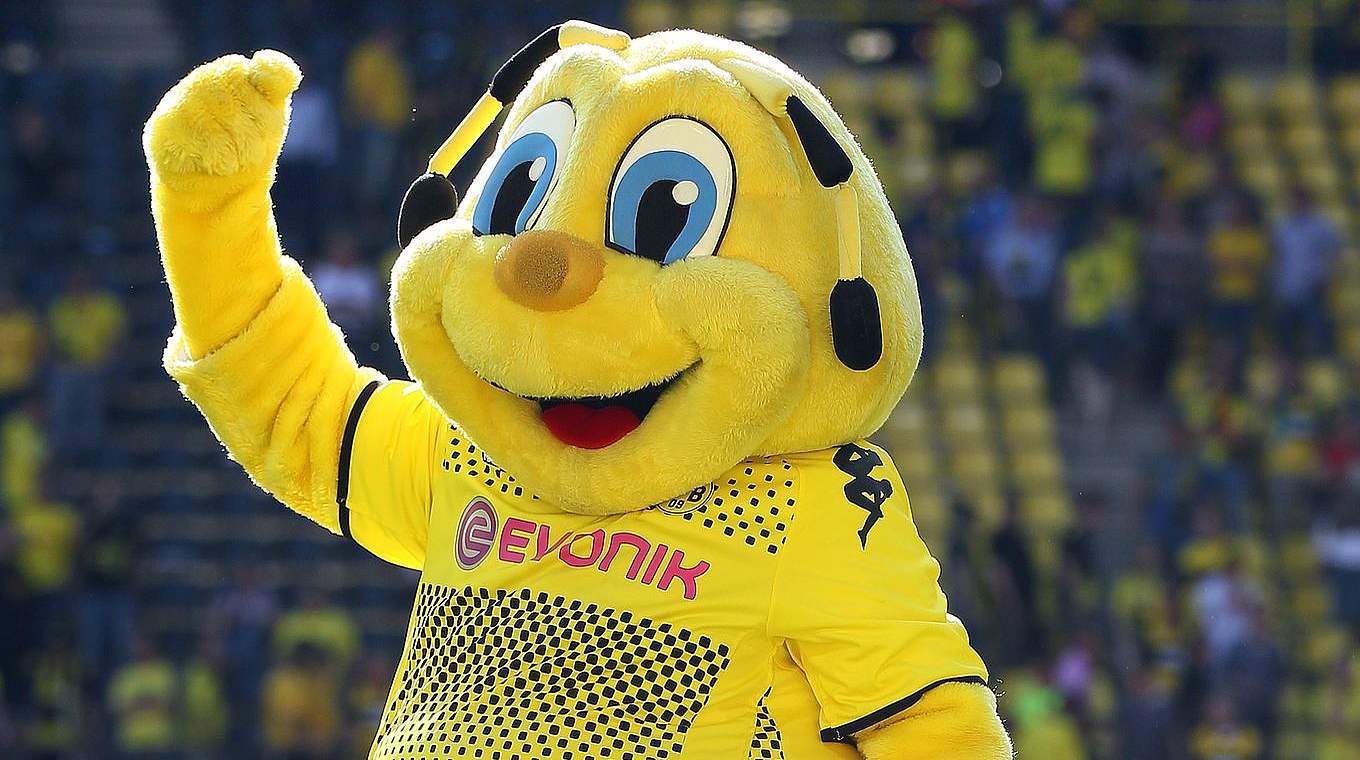 Pokalfinal-Trikot Von BVB-Maskottchen EMMA Zu Ersteigern :: DFB ...