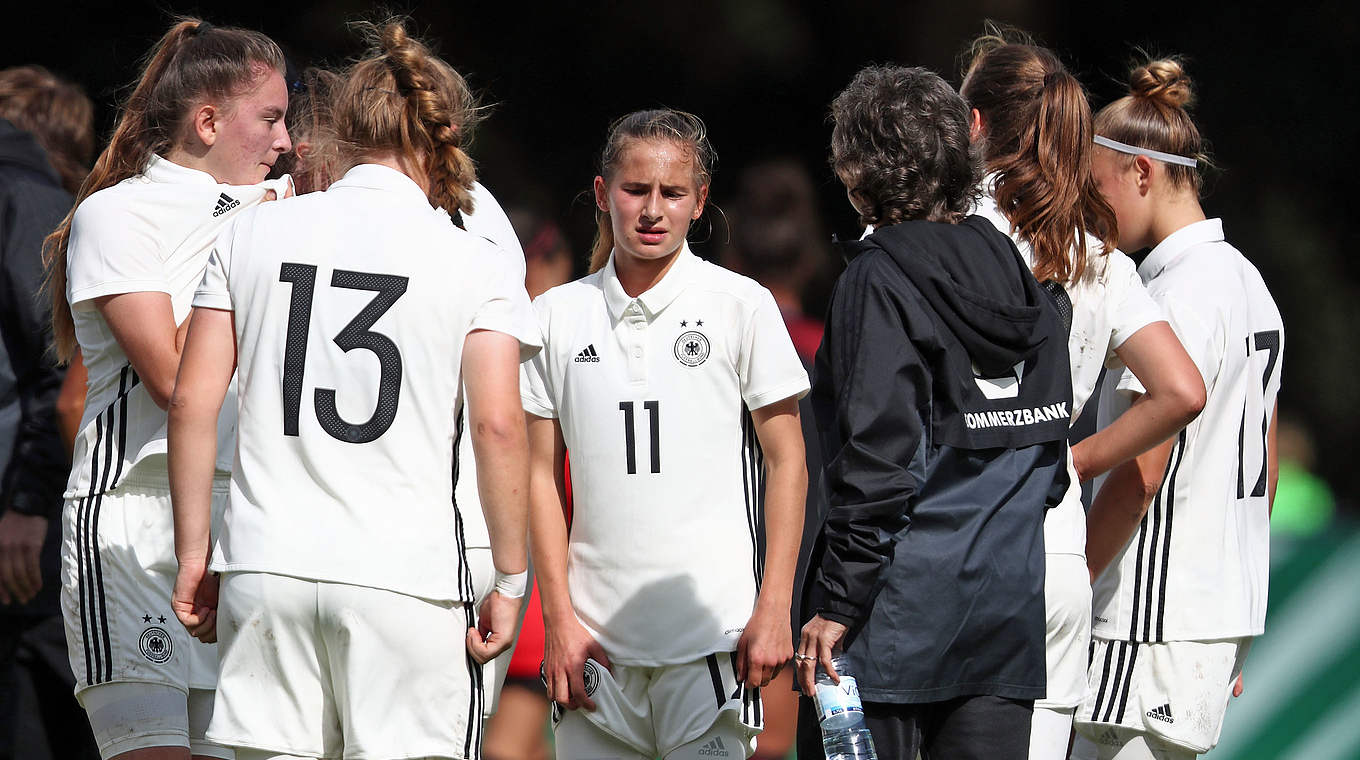 Enttäuschung nach dem ersten Länderspiel: Ballweg-Team unterliegt den USA © 2017 Getty Images