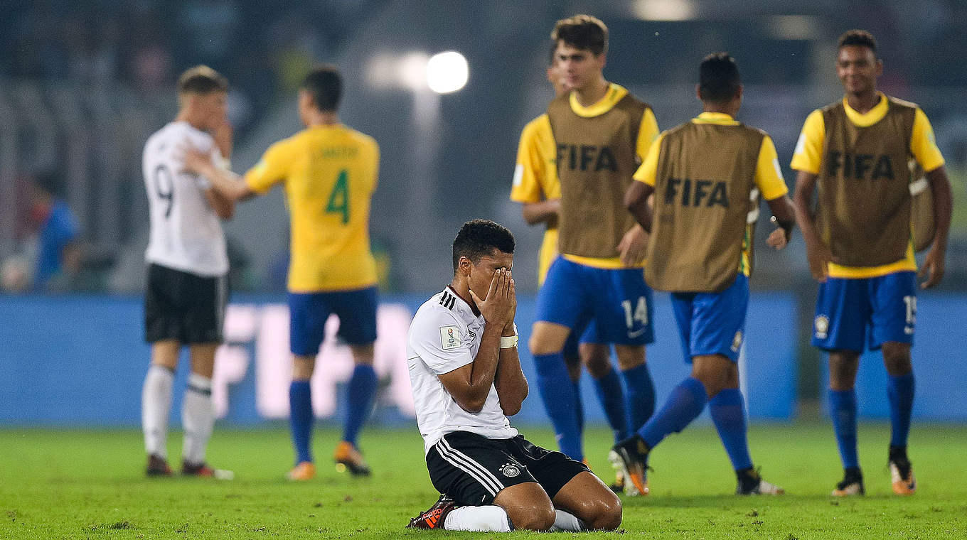 "Das Aus tut brutal weh, wir haben fest an den Titel geglaubt": U 17 nach Brasilien-Spiel © 2017 FIFA