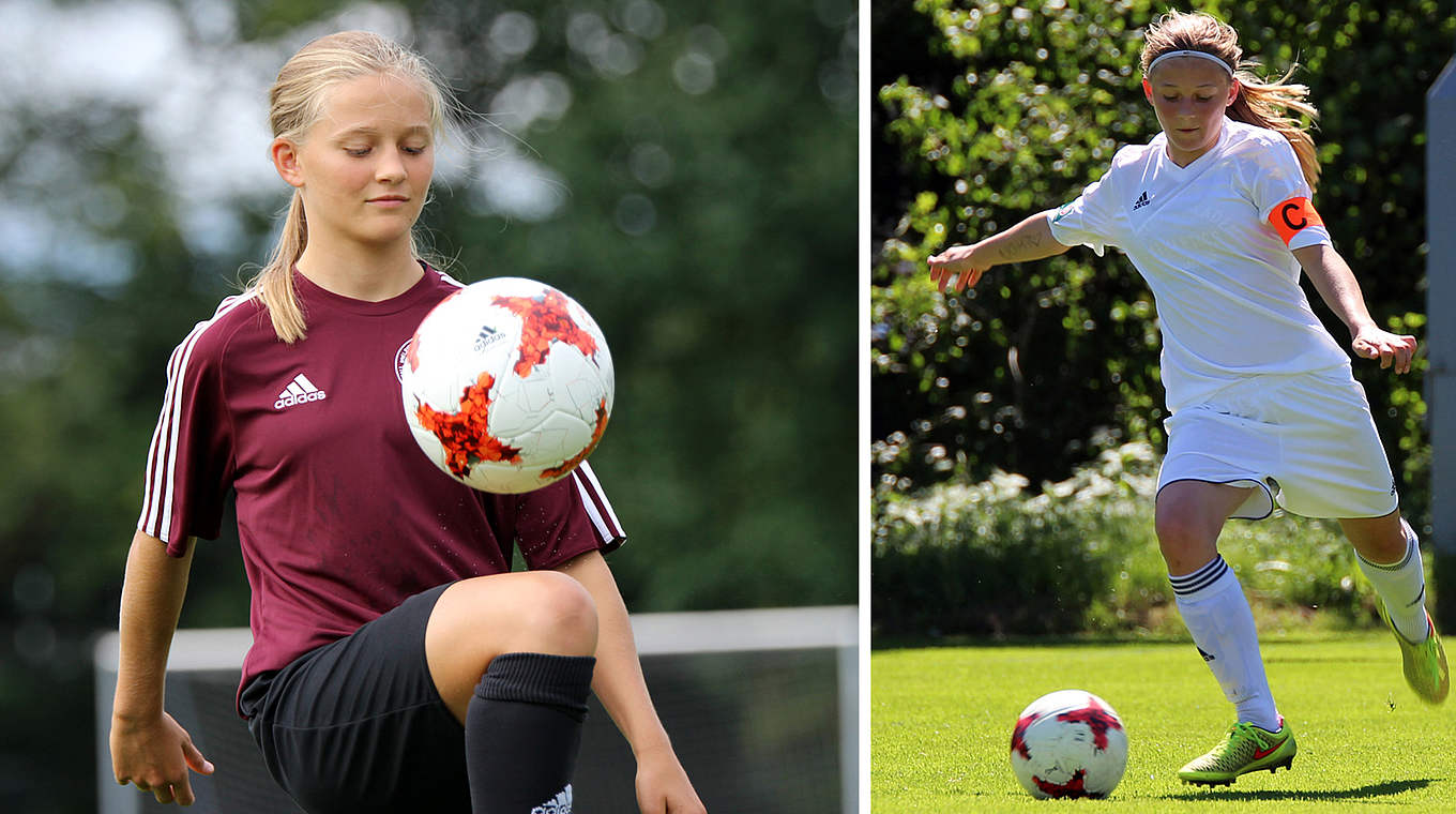 "Ziel ist die Frauen-Nationalmannschaft": Josefine Neß vor ihrem Debüt für die U 15 © 