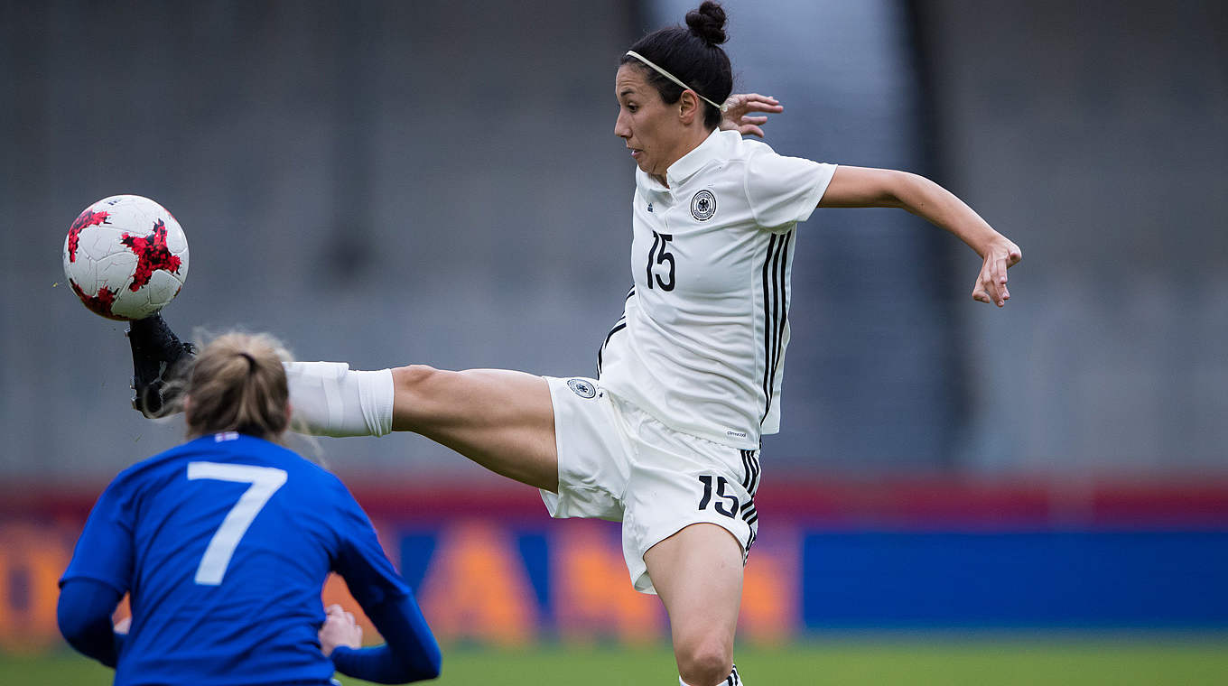 Bislang 13-mal für die DFB-Frauen am Ball: Sara Doorsoun gehört erneut zum Aufgebot © 2017 Getty Images