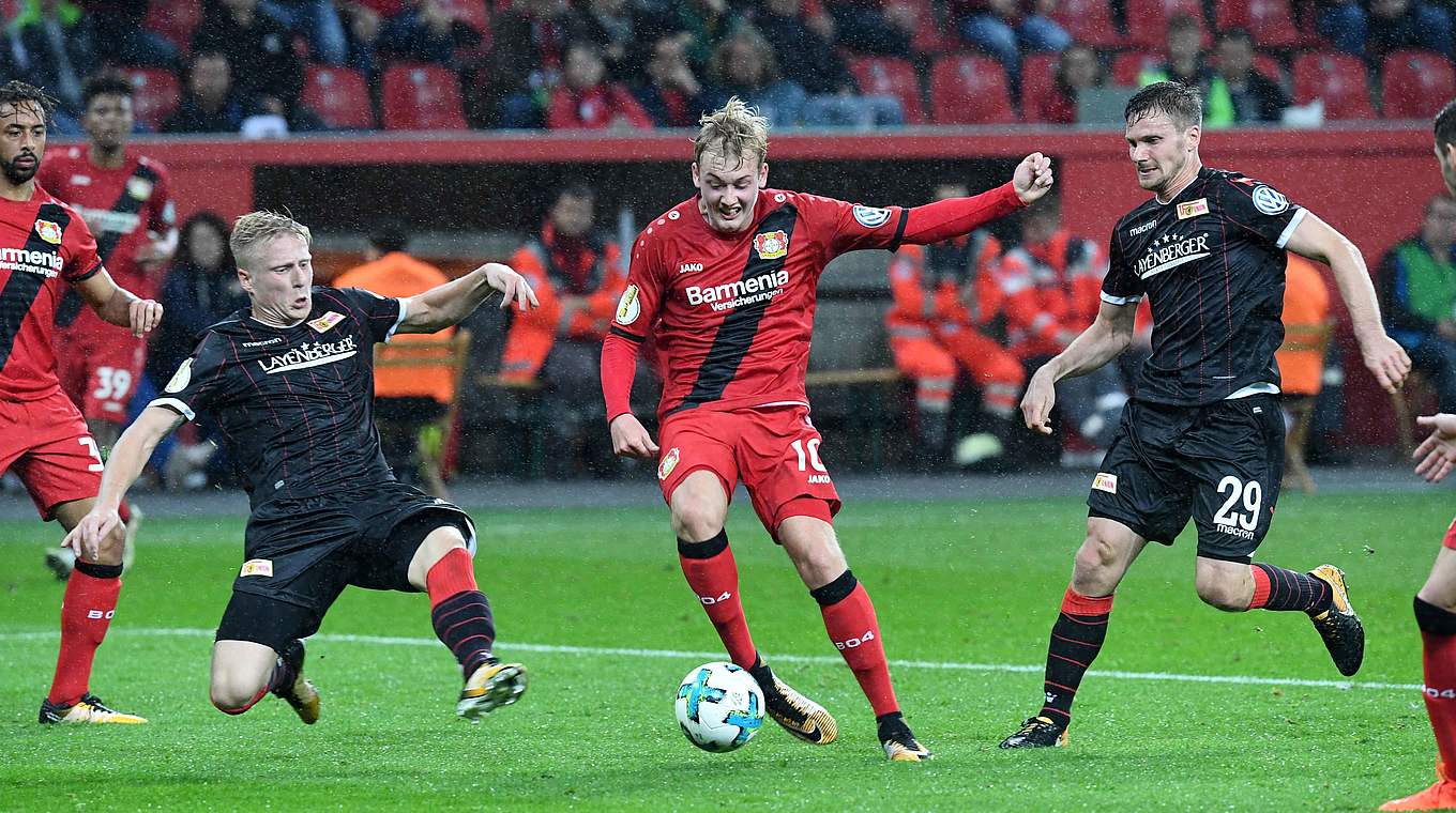 Brandt (middle): "I have never played in a cup final in Berlin – that would be amazing" © imago/Chai v.d. Laage