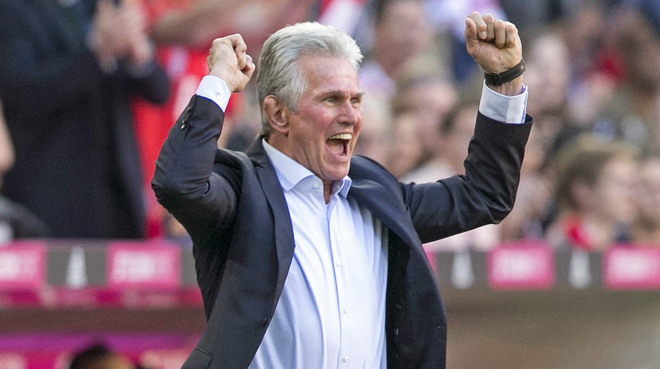 Will das 500. Bundesligator mit seinem Verein bejubeln: Bayern-Trainer Jupp Heynckes © 2017 Getty Images