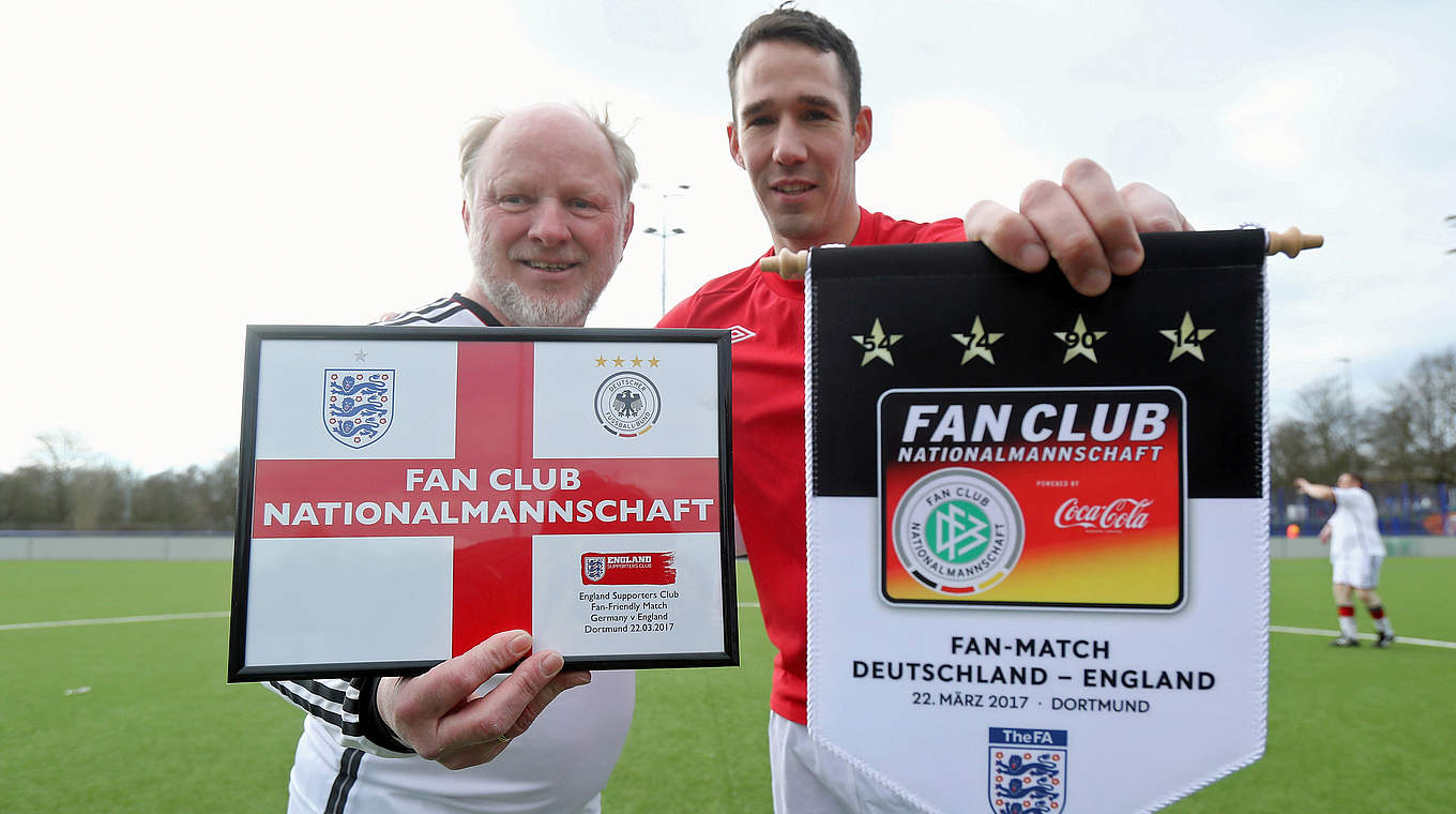 Fan-Match in London: Das Team des Fan Club Nationalmannschaft trifft auf England © 2017 Getty Images