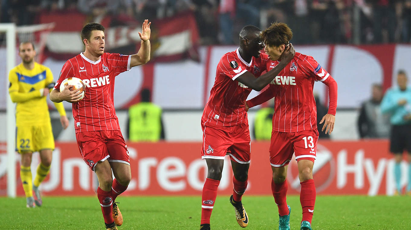 Köln celebrate a much-needed win to keep their qualification hopes alive. © This content is subject to copyright.