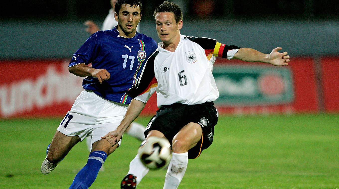 Alte Bekannte: Aserbaidschan war auch schon vor der EM 2006 Qualifikationsgegner © 2005 Getty Images
