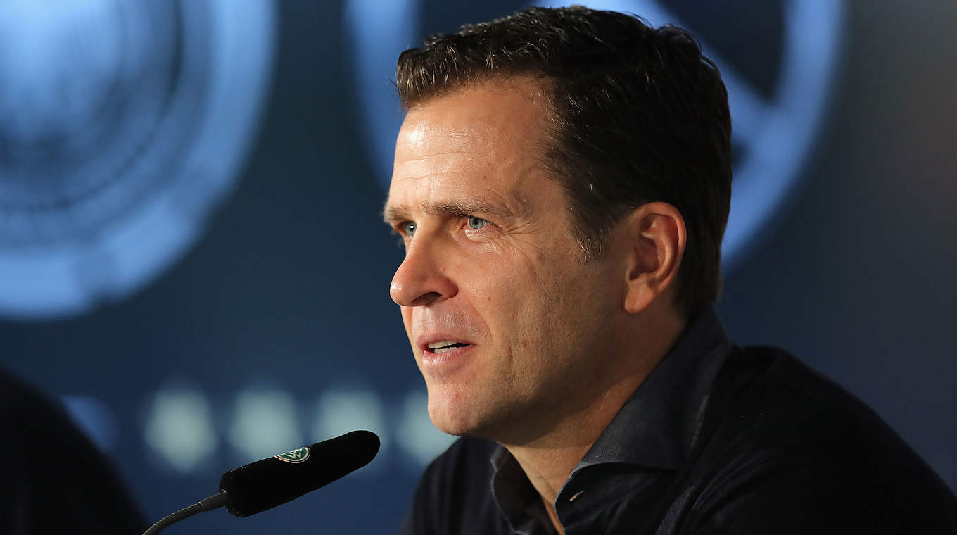 Bierhoff: "We have to all give 100% and not let up for a second." © 2017 Getty Images