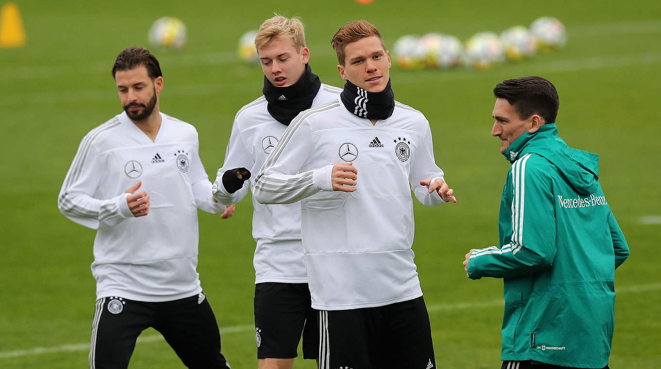 Joachim Löw is planning on starting newcomer Marcel Halstenberg against England © 2017 Getty Images