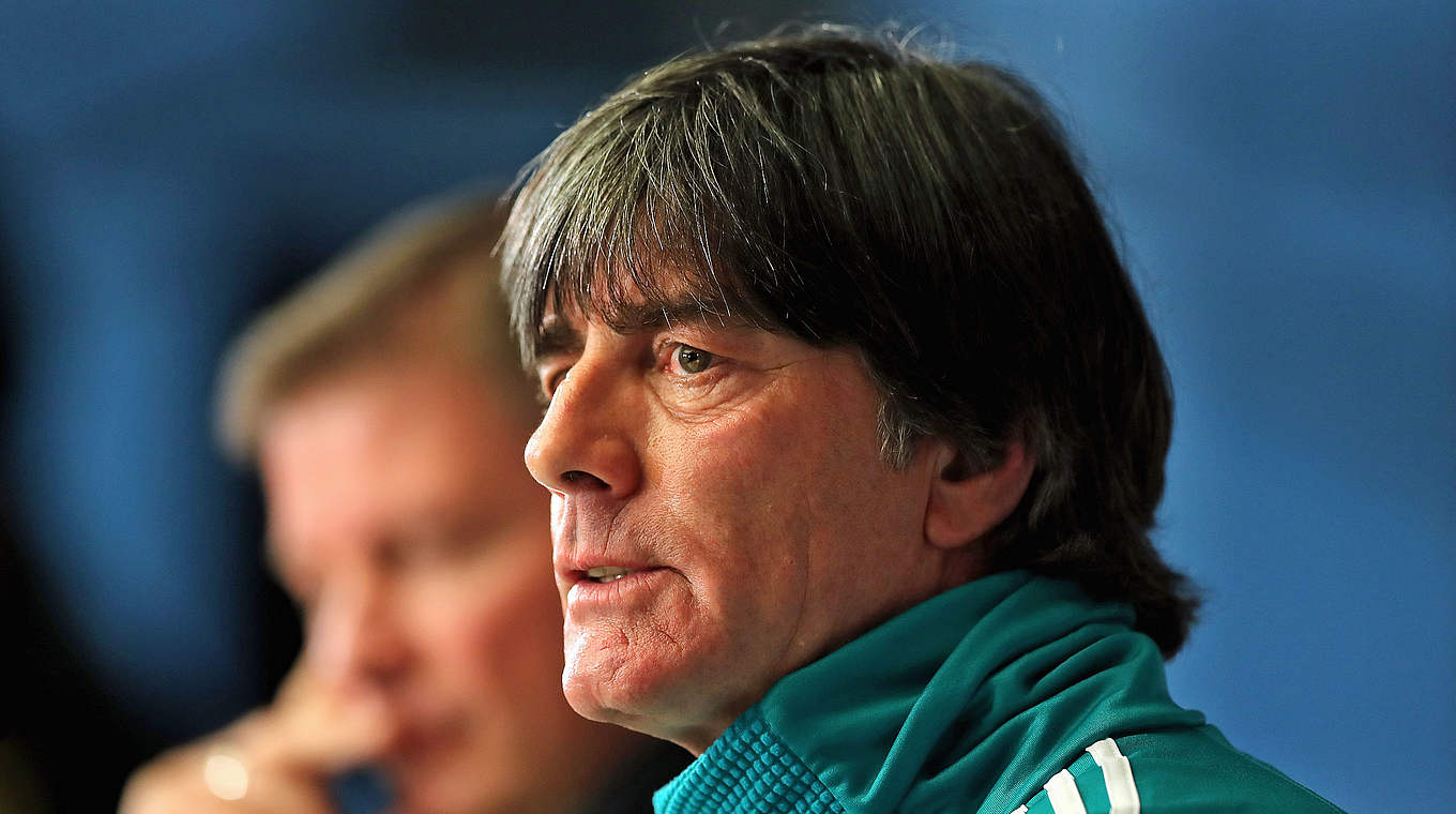 Joachim Löw: "Ich will auch die anderen Spieler auf solche Spiele vorbereiten" © 2017 Getty Images