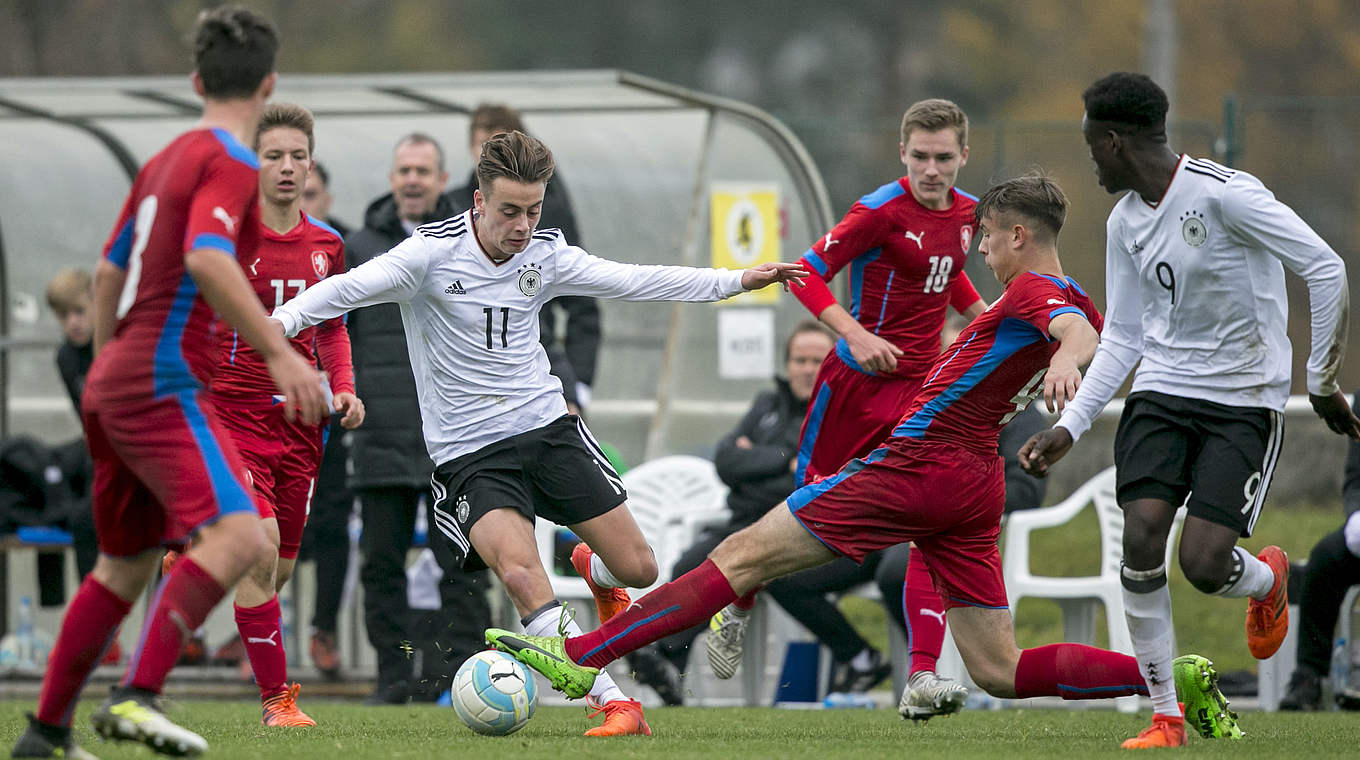 Auch im zweiten Spiel in Tschechien ohne Tor: die deutsche U 16 © 2017 Getty Images