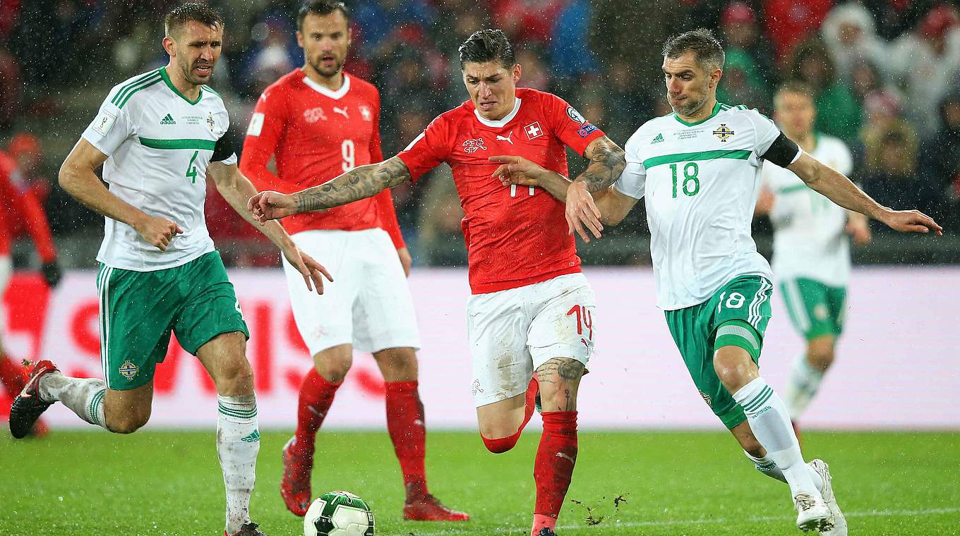 Enges Duell um ein weiteres WM-Ticket: Die Schweiz setzt sich gegen Nordirland durch © 2017 Getty Images