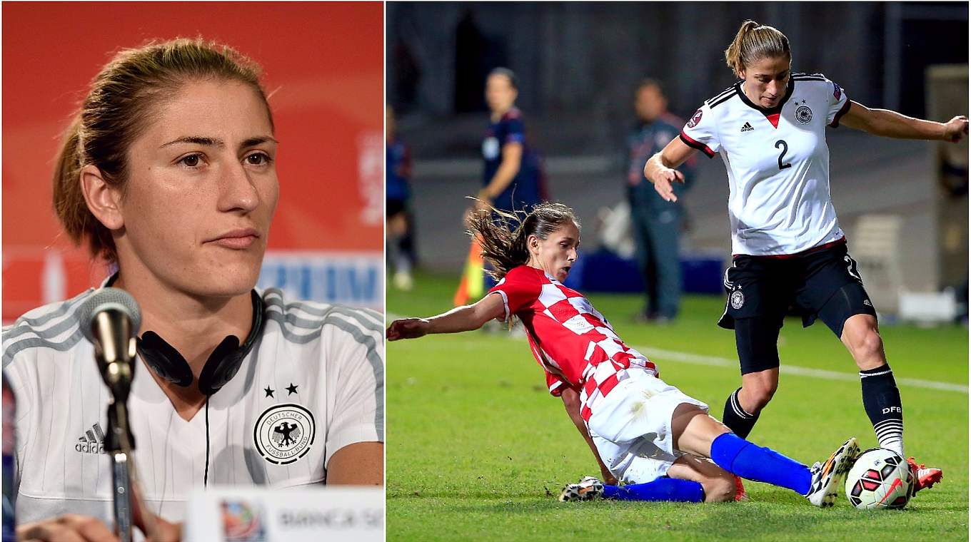 Bianca Schmidt makes her return after a two year absence © Getty Images/Collage DFB
