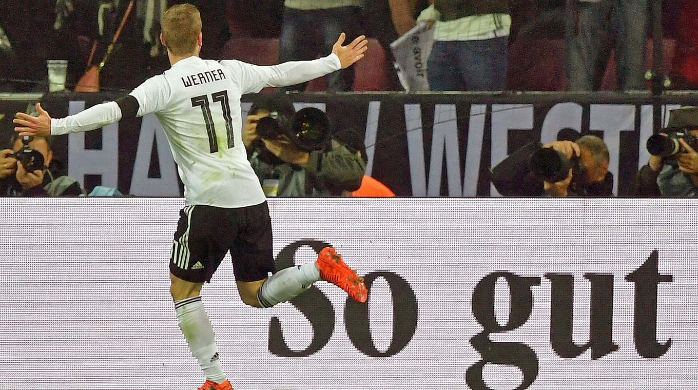 Timo Werner was Germany's top-scorer with seven goals in ten games.  © This content is subject to copyright.
