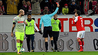 Mit einer Sperre von einem Meisterschaftsspiel belegt: Giulio Donati vom FSV Mainz 05 © imago/Jan Huebner