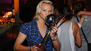 Popp won the 2010 U20 Women's World Cup in Bielefeld. © 2010 Getty Images