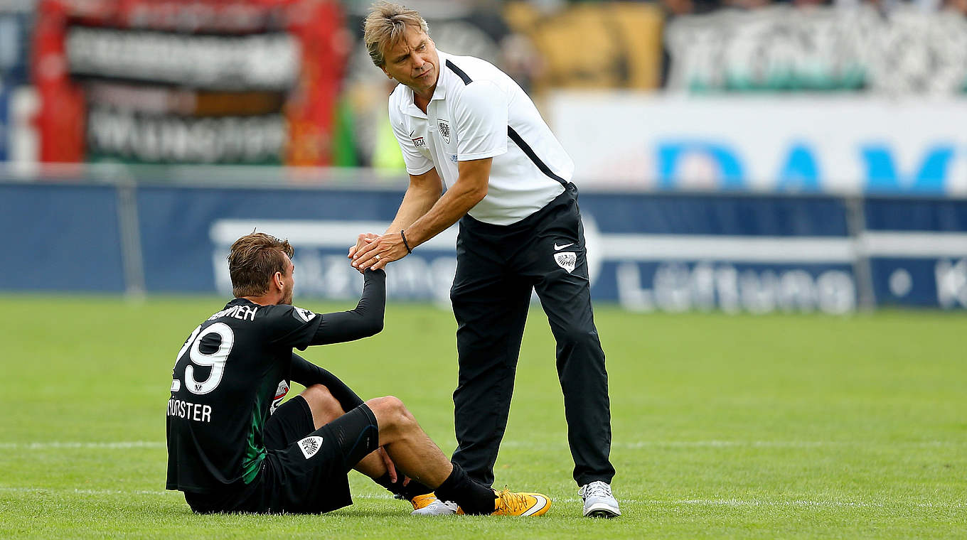 Steffen (r.) zu seiner Zeit in Münster: "Aus jedem Erlebnis lernen und daran wachsen" © 2016 Getty Images