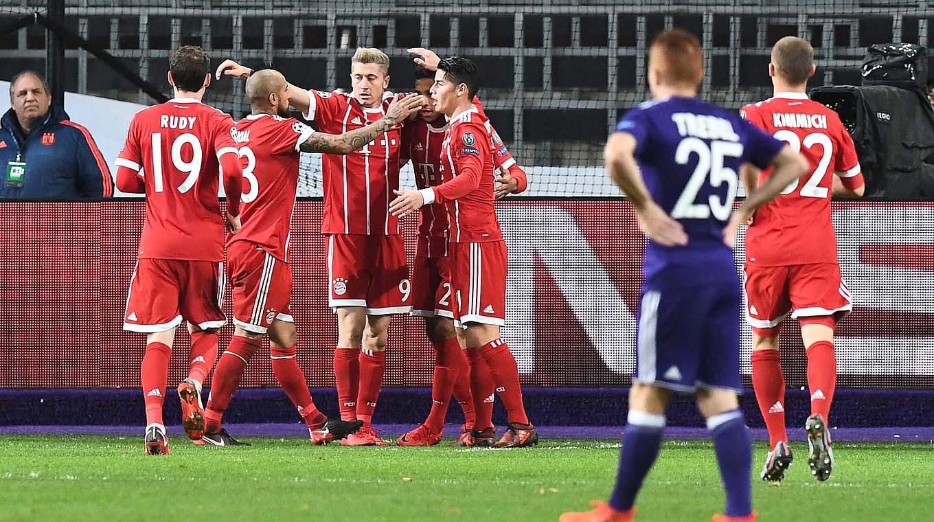 Bayern worked hard to secure a fourth UCL win of the season © This content is subject to copyright.