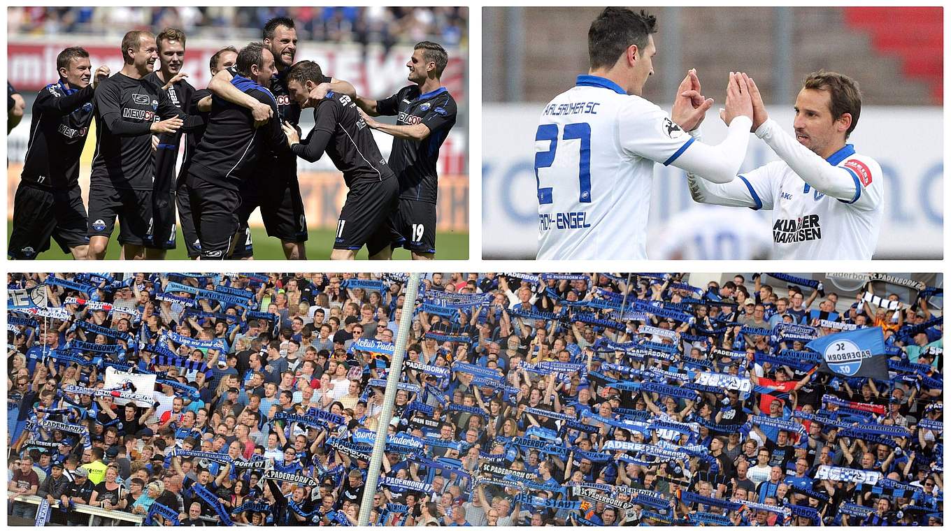 Zwei Teams gut in Form: Paderborn empfängt den KSC © imago/Collage DFB