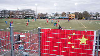 Das einzige Freundschaftsspiel von Chinas U 20 in diesem Jahr: Gastspiel in Mainz © imago/Sven Simon