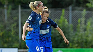 Trifft für Hoffenheim gegen Sindelfingen: Annika Eberhardt (l.) © 2017 Getty Images