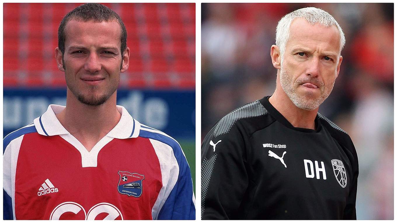 Damals und heute: Mark Zimmermann im Hachinger Trikot (l.) und als Jena-Trainer © Getty Images/Collage DFB