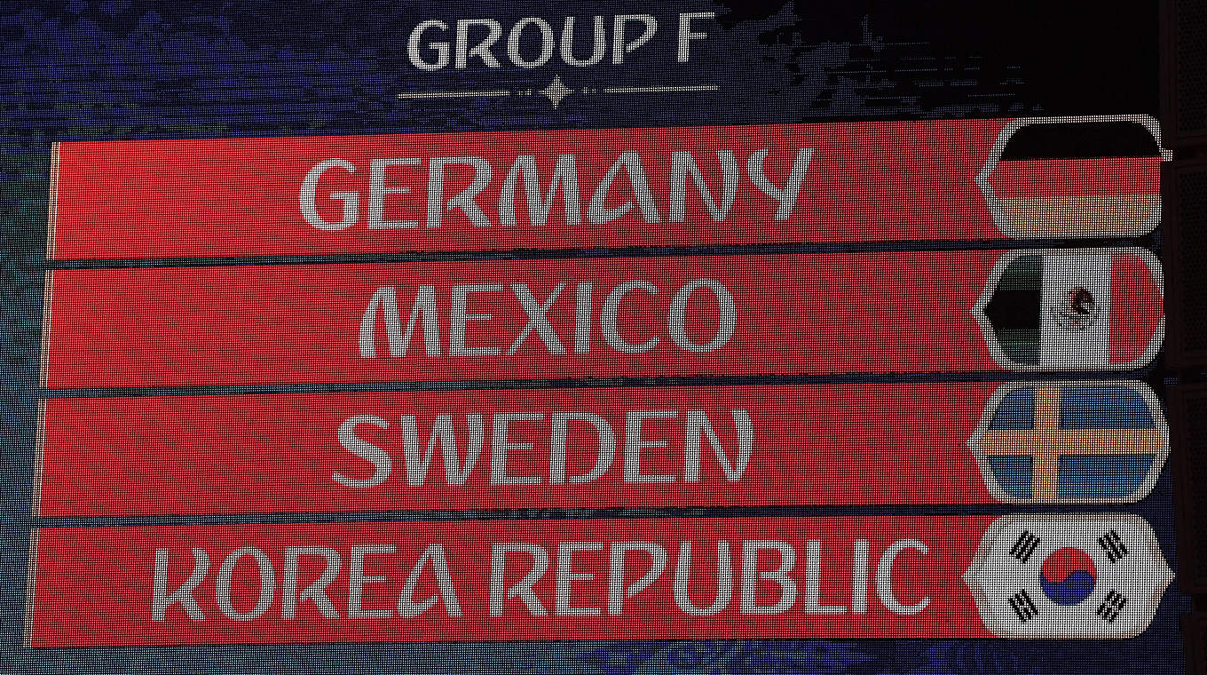 Die Gruppengegner stehen fest: Deutschland trifft auf Mexiko, Schweden und Südkorea © Getty Images