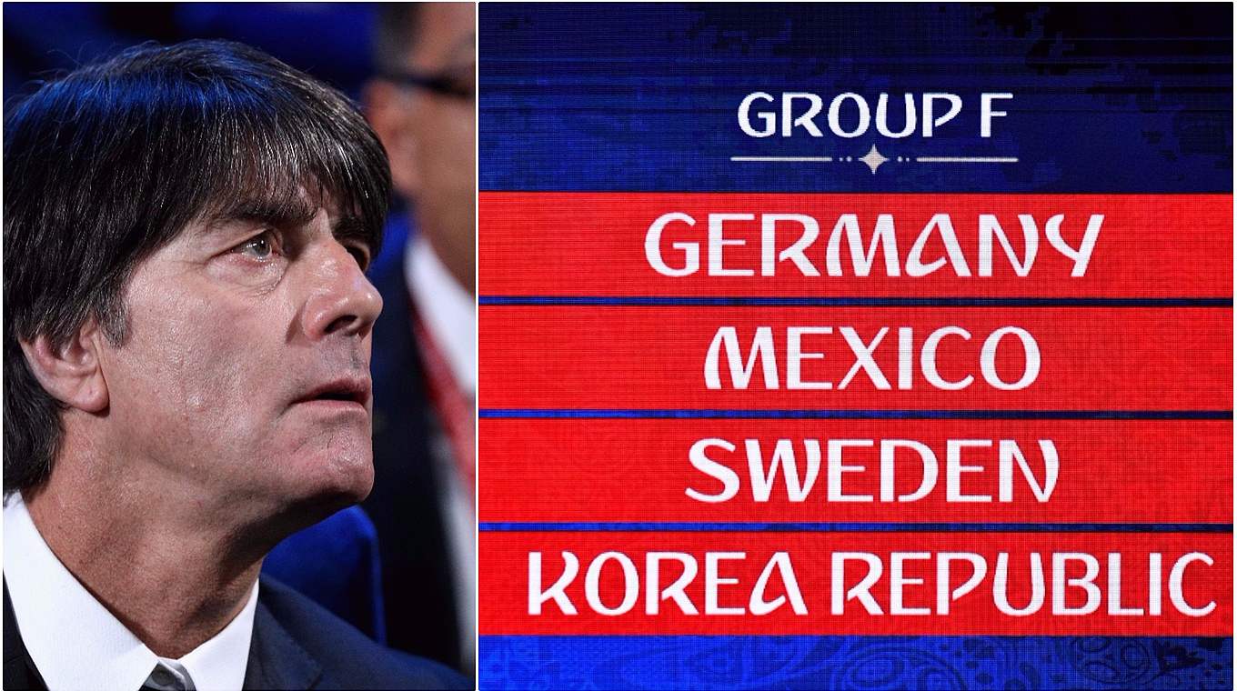 Die ersten drei Hürden auf dem Weg zur WM-Titelverteidigung: Löw und die Gruppe F © Getty Images/Collage DFB