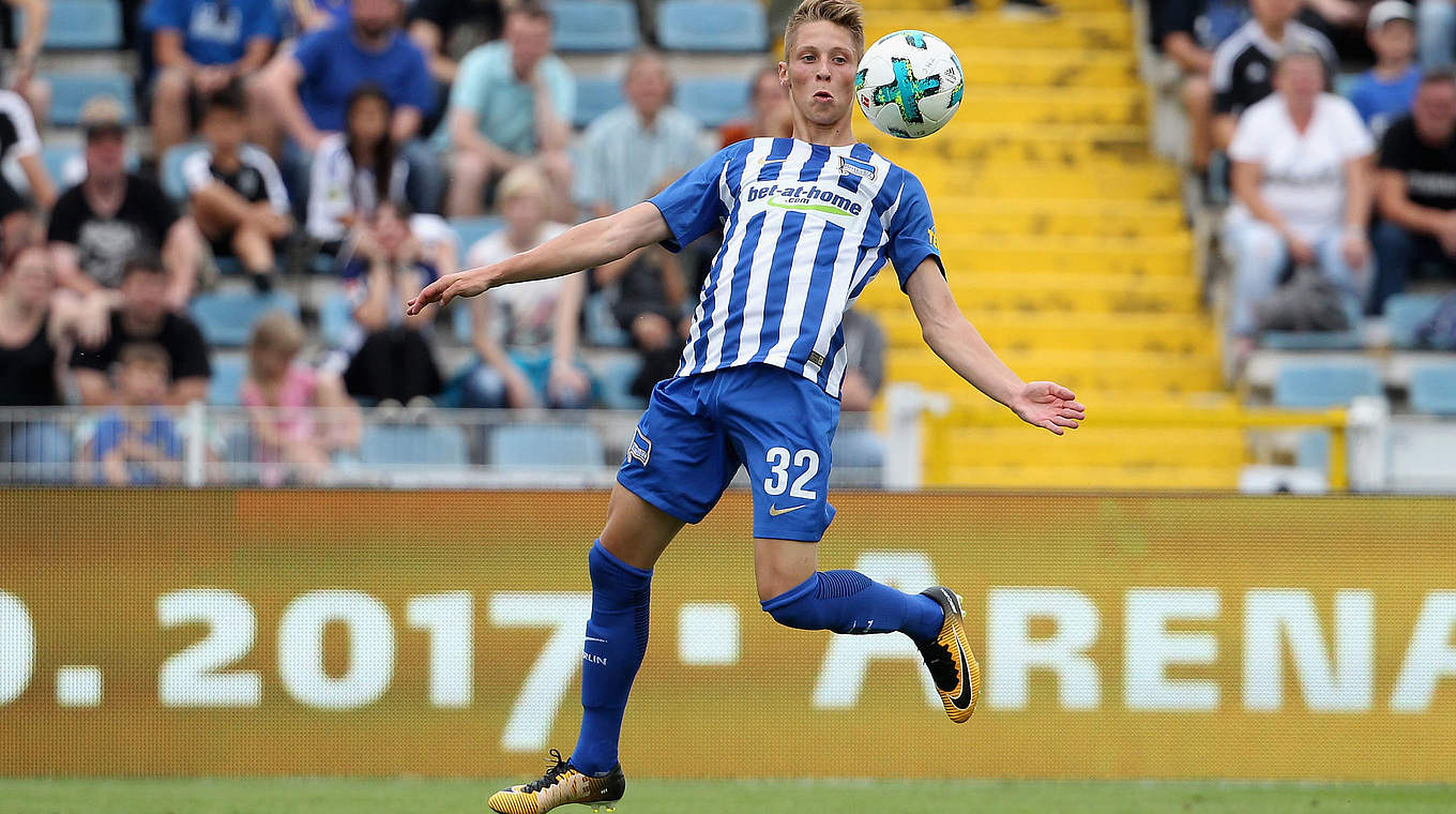 Trifft für Hertha: U 19-Nationalspieler Pálko Dardai © 2017 Getty Images