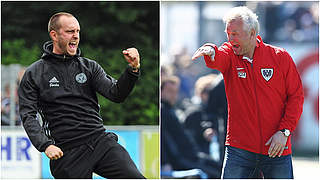 Jüngster und ältester Trainer in der 3. Liga: Ole Werner (l.) und Benno Möhlmann © Getty Images/Imago/Collage DFB