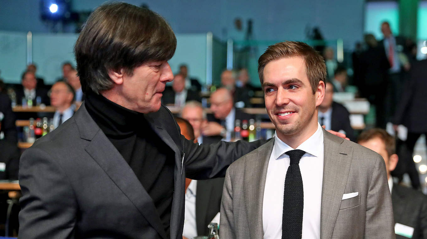Joachim Löw on Philipp Lahm: "Most important of all, you are a special individual" © 2017 Getty Images