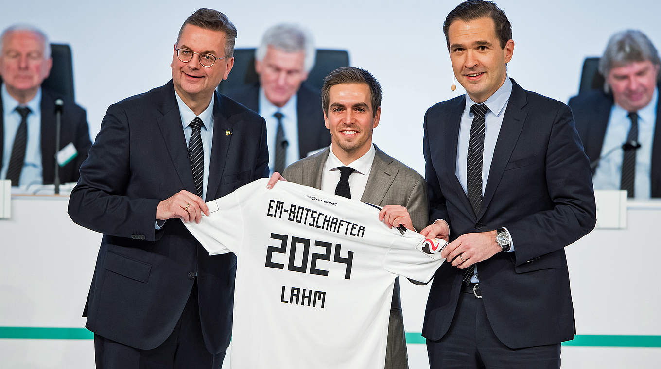 Bringing EURO 2024 "made sure that 2018 was a good year," says bid ambassador Philipp Lahm. © 2017 Getty Images