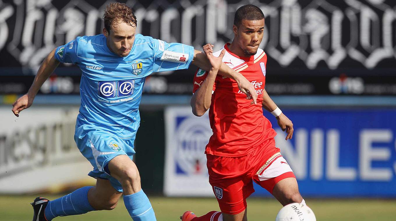 Für drei Spielzeiten im Chemnitzer Trikot: Zwickaus Kapitän Toni Wachsmuth (l.) © 2012 Getty Images