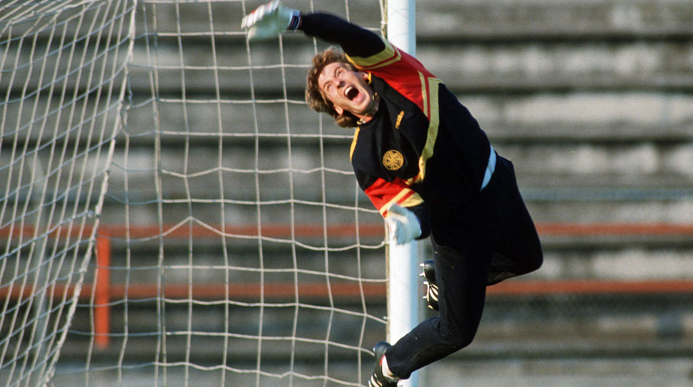 Dank Happels Vertrauen zum Nationalspieler gereift: Uli Stein © 1985 Getty Images